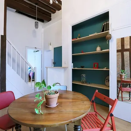 Appartement Bright Charming Flat #placeplumereau #tours Tours